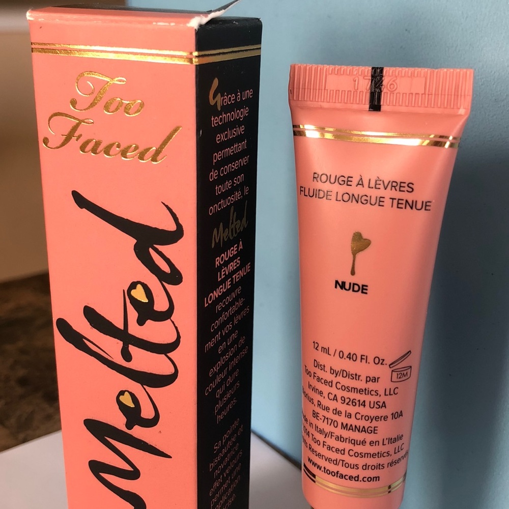 💄💋 Too Faced melted liquid lipstick in nude